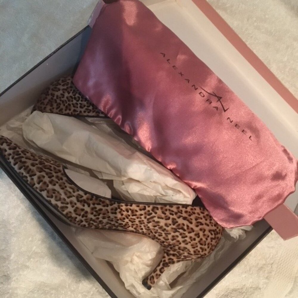 Leopard Print Heels - image 8